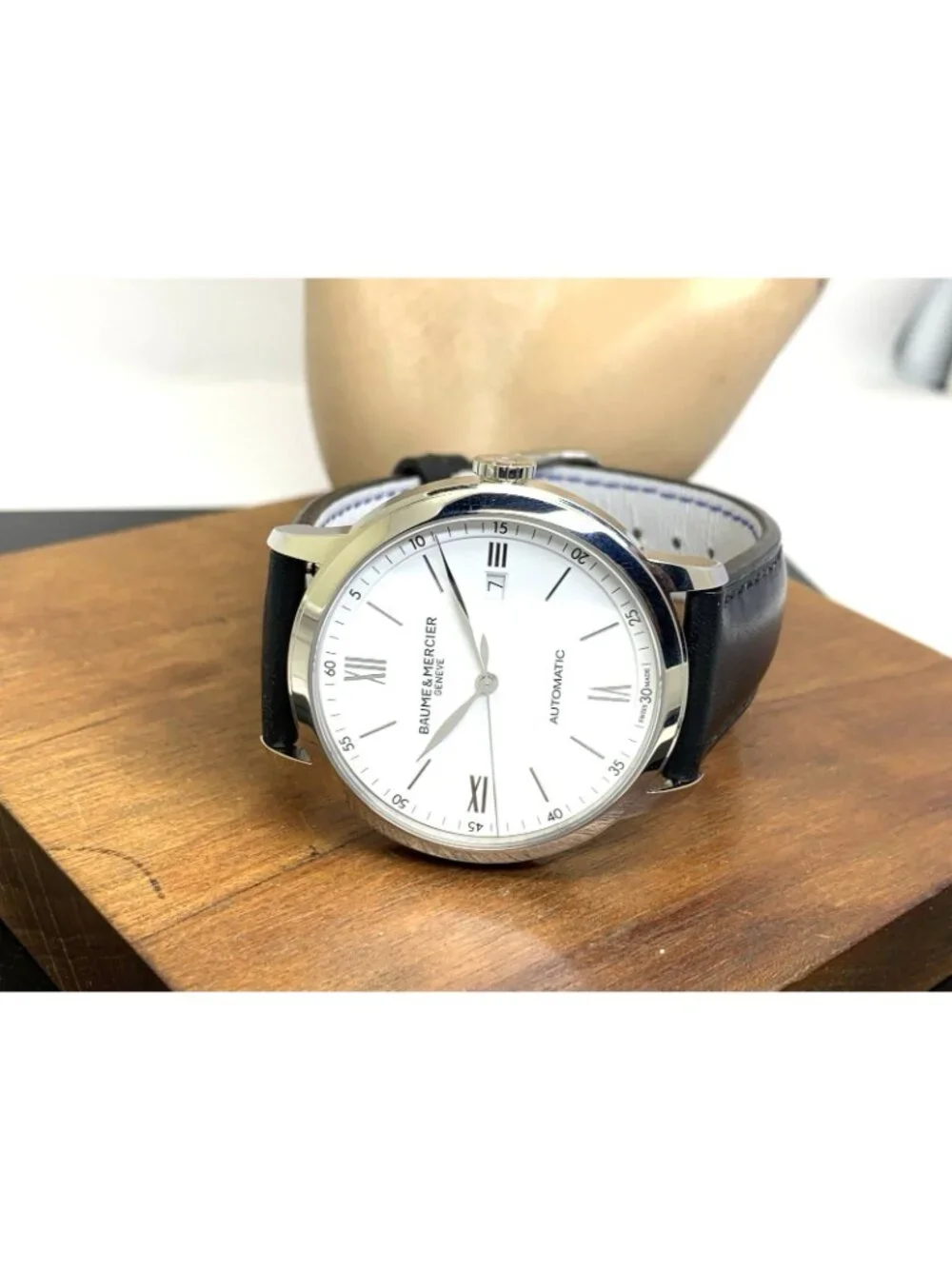 Baume & Mercier Men's Watch M0A10332 Classima Swiss Automatic White Dial 42mm